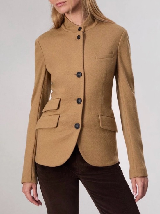 rag & bone Jackets & Blazers - Rag & Bone Slade Japanese Wool Military Blazer Camel Size 8
